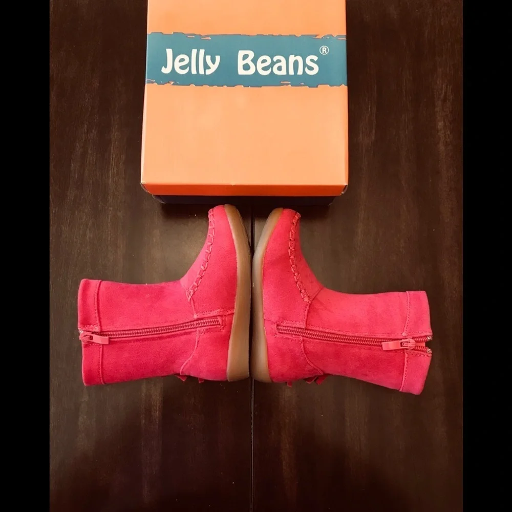 Jelly Beans Downfall Fuchsia Toddler Boot